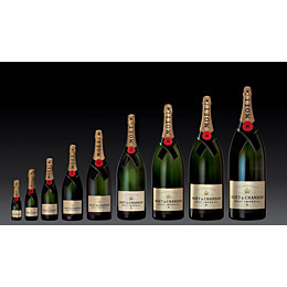 Moët Chandon Brut Champagne half 0,38ltr (Prijs_per_fles_€21,75)