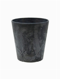 Artstone Claire pot black