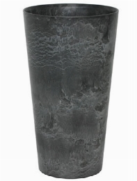 Artstone Claire vase black