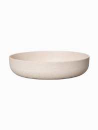 Fibrics Bamboo Flat bowl white (per 12 st.)