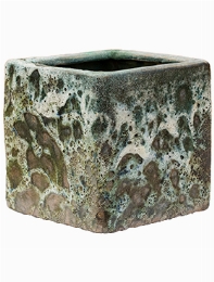 Lava Cube relic jade (glazed inside)