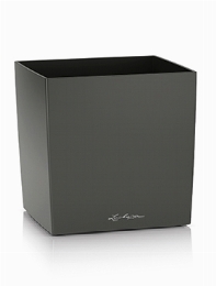 Lechuza Cube Premium Single planter antraciet metallic